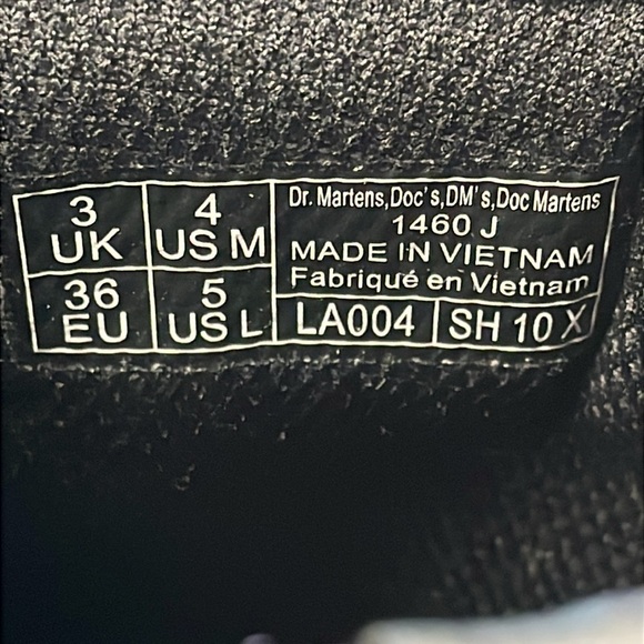 New Dr Martens 1460 Retro Rainbow Combat Boot Pride Black Multicolor Sz 5 - Picture 11 of 13